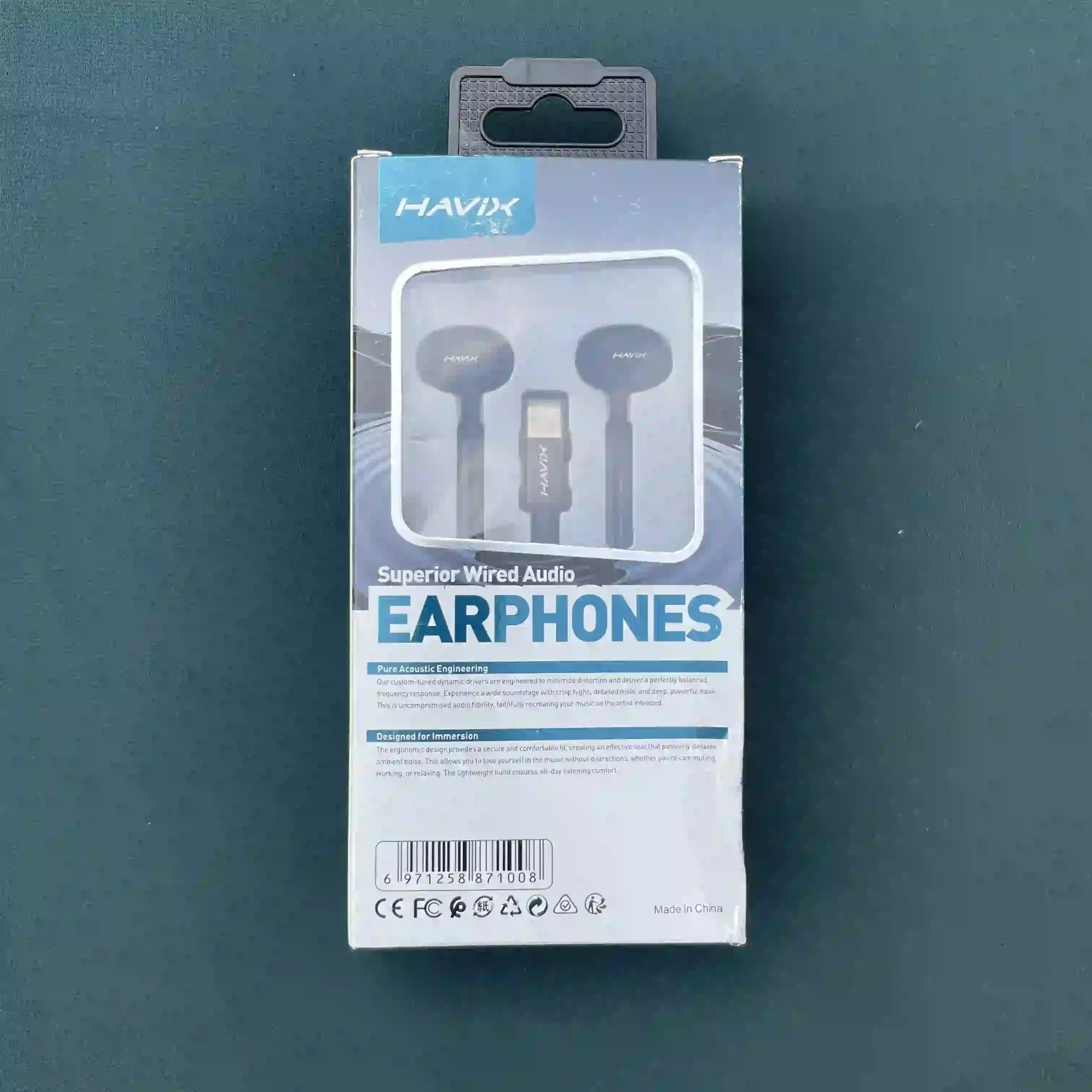 Havix Superior Wired Audio Earphones (HF-202) - High Quality Sound for Music and Calls - Image 2