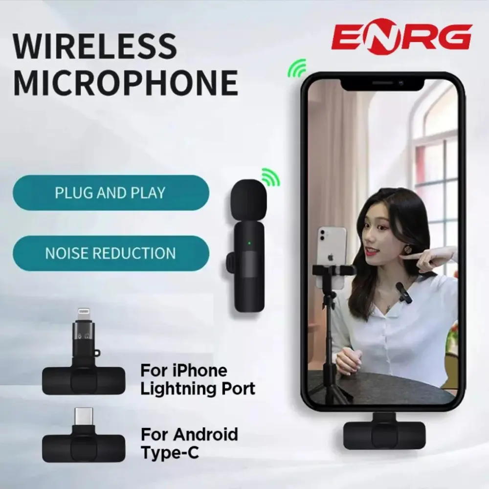 Boya BY-MW3 Wireless Microphone For iPhone and Android Type-C User