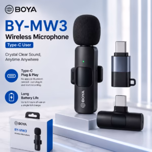 Boya BY-MW3 Wireless Microphone For iPhone and Android Type-C User - Image 1