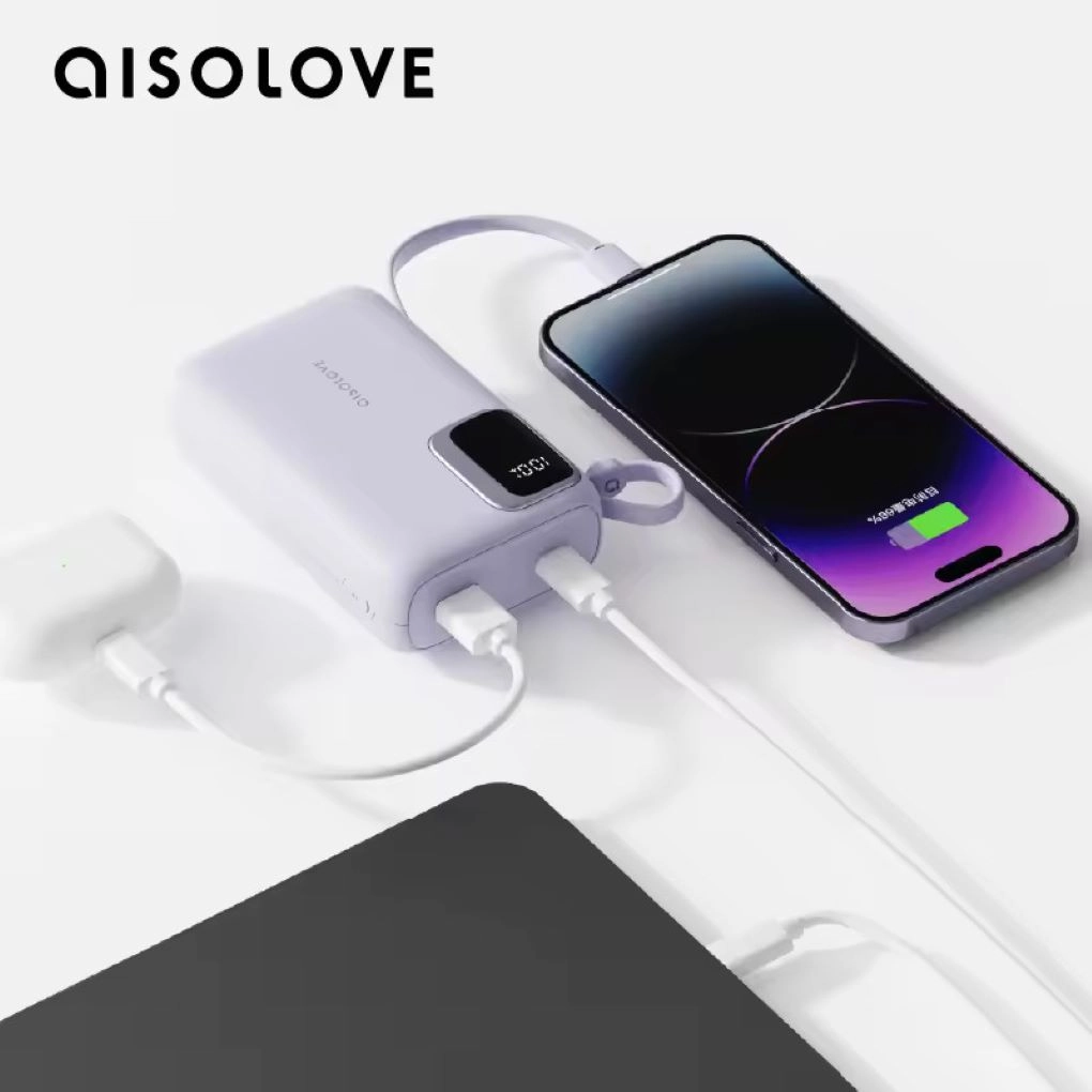 AISOLOVE 10000 mah Digital Display Power Bank